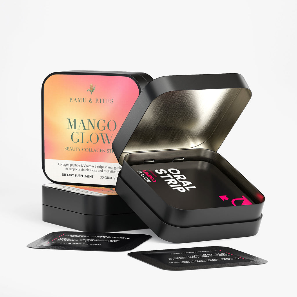 Mango Glow: Beauty Collagen Strips