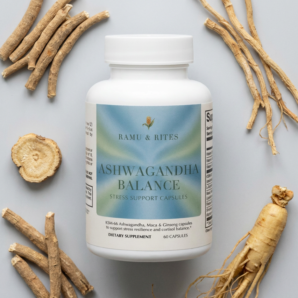 Ashwagandha Balance: Stress Support Capsules