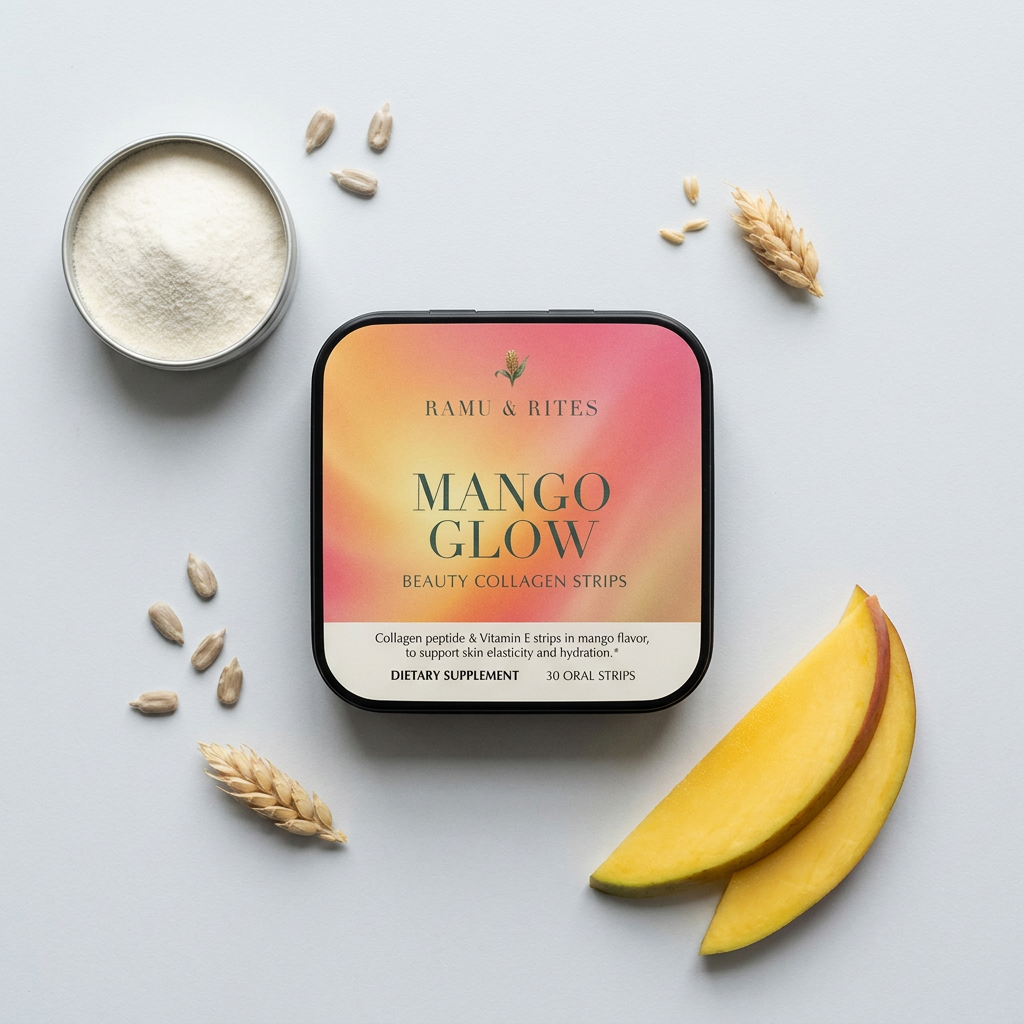 Mango Glow: Beauty Collagen Strips