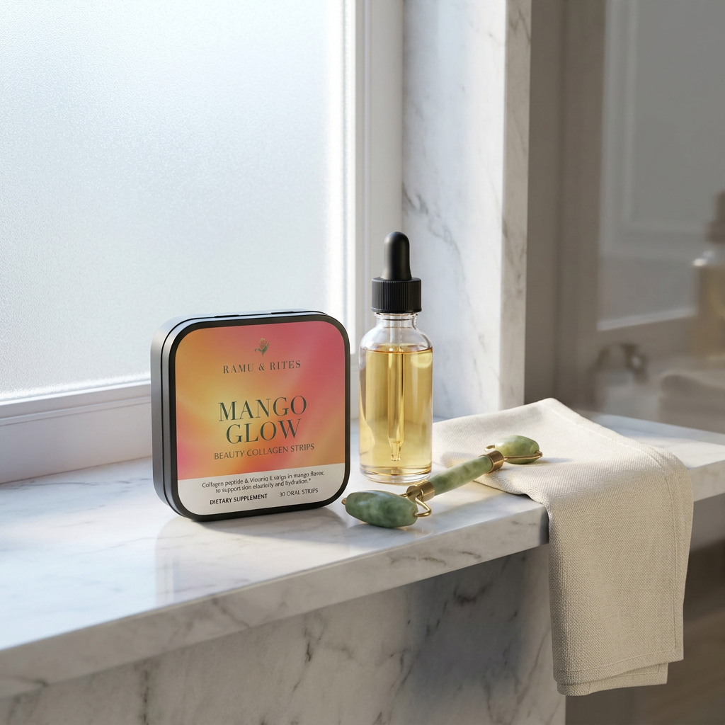 Mango Glow: Beauty Collagen Strips