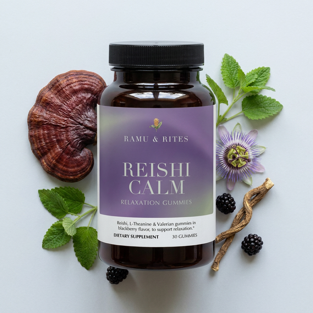 Reishi Calm: Relaxation Gummies
